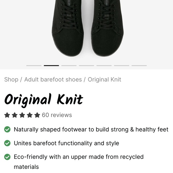 New- Feelgrounds Original knit barefoot shoes - Picture 1 of 4